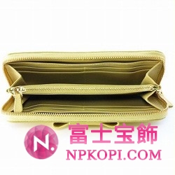 ミュウミュウ MIU MIU エナメル リボン 長財布 サイフ 財布 さいふ イエロー 5M0506-VERNI-FIOCC